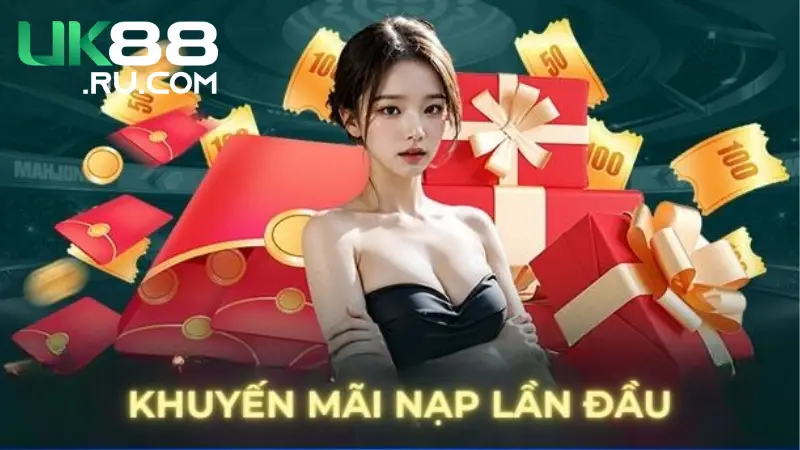 Ưu đãi 100% giá trị cho thành viên nạp tiền lần đầu